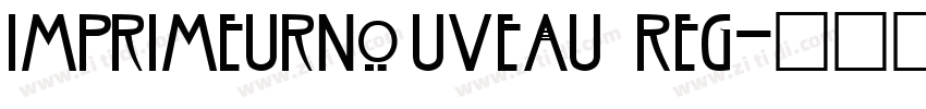 ImprimeurNouveau Reg字体转换